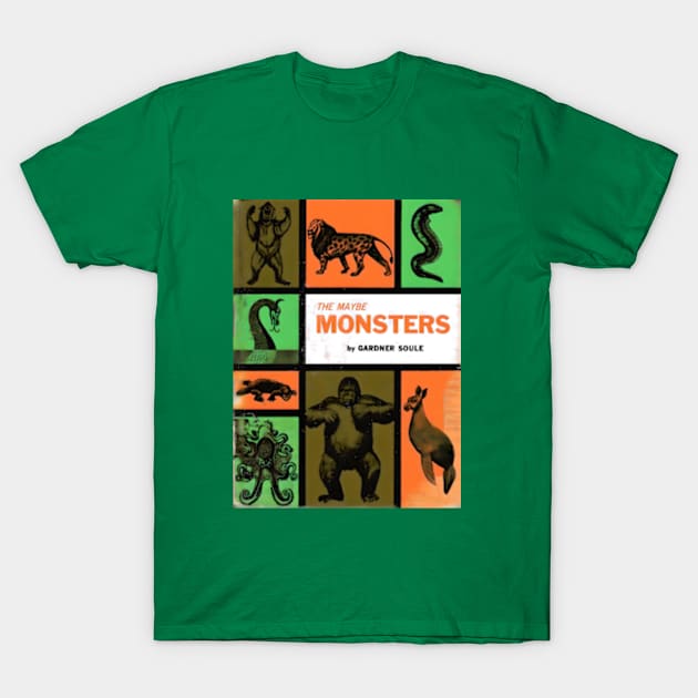 The Maybe Monsters - Cryptozoology Classic Book T-Shirt by Desert Owl Designs